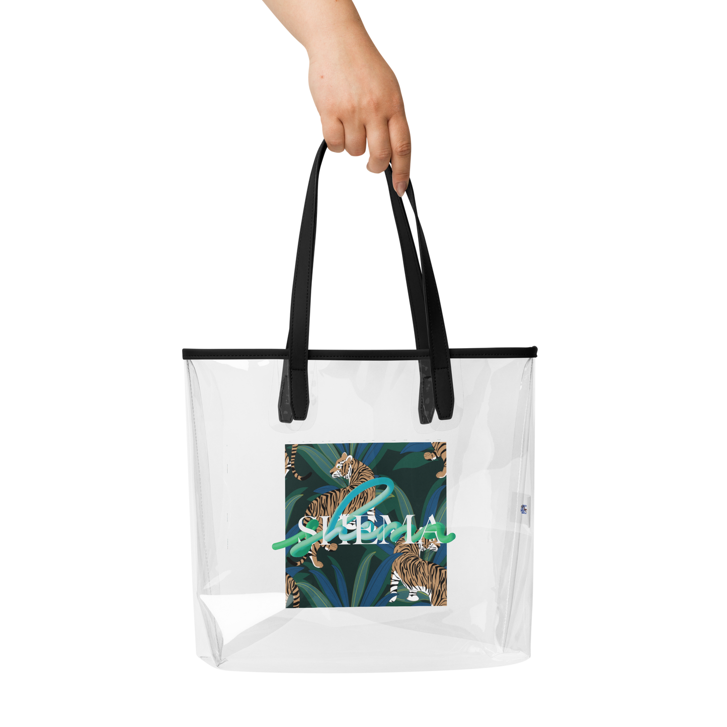 Shema, Clear tote bag - Tiger