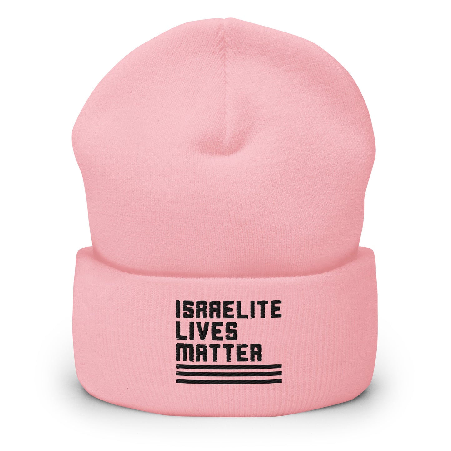 Israelite Lives Matter, Cuffed Embroidered Beanie - Select Colors