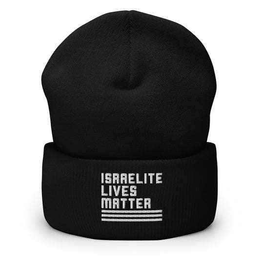 Israelite Lives Matter, Cuffed Embroidered Beanie - Select Colors