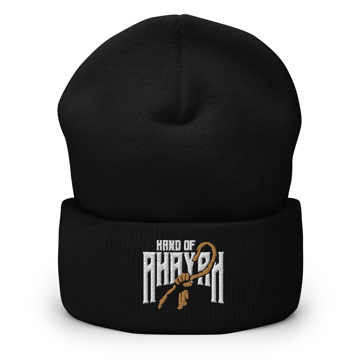 Hand of Ahayah, Cuffed Embroidered Beanie - Select Colors