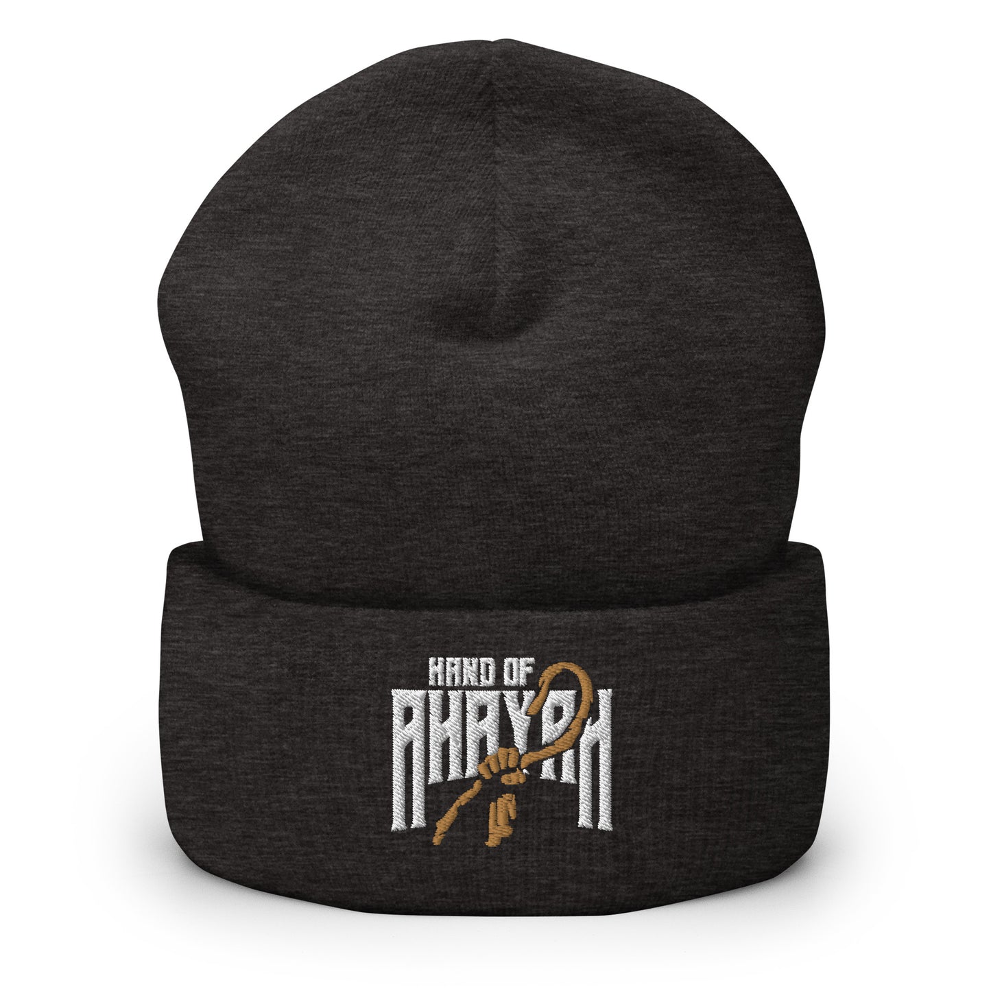 Hand of Ahayah, Cuffed Embroidered Beanie - Select Colors
