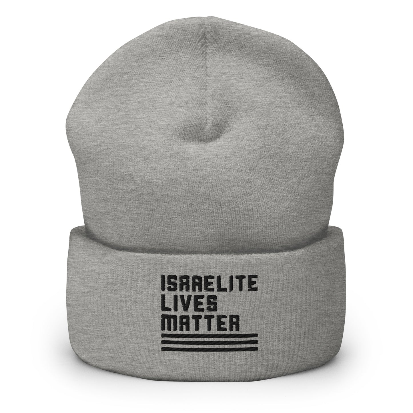 Israelite Lives Matter, Cuffed Embroidered Beanie - Select Colors