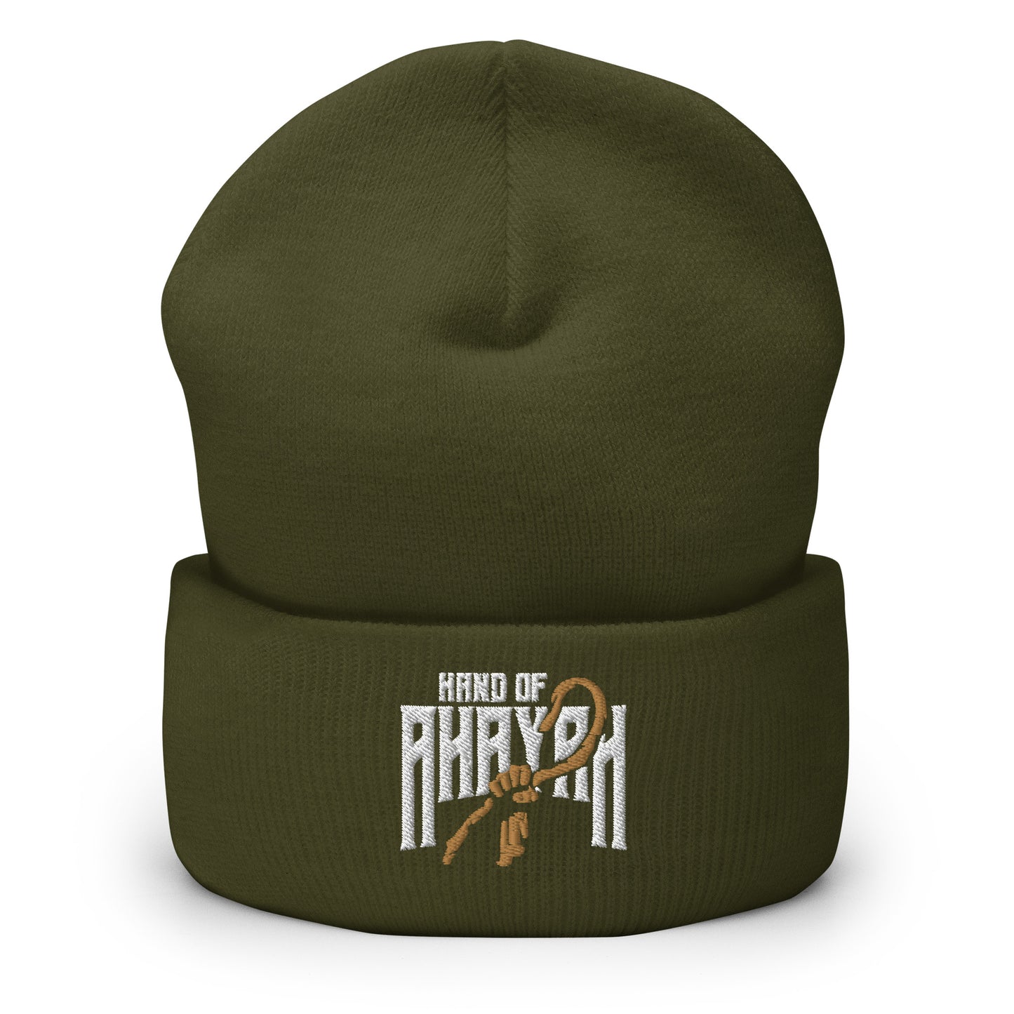 Hand of Ahayah, Cuffed Embroidered Beanie - Select Colors