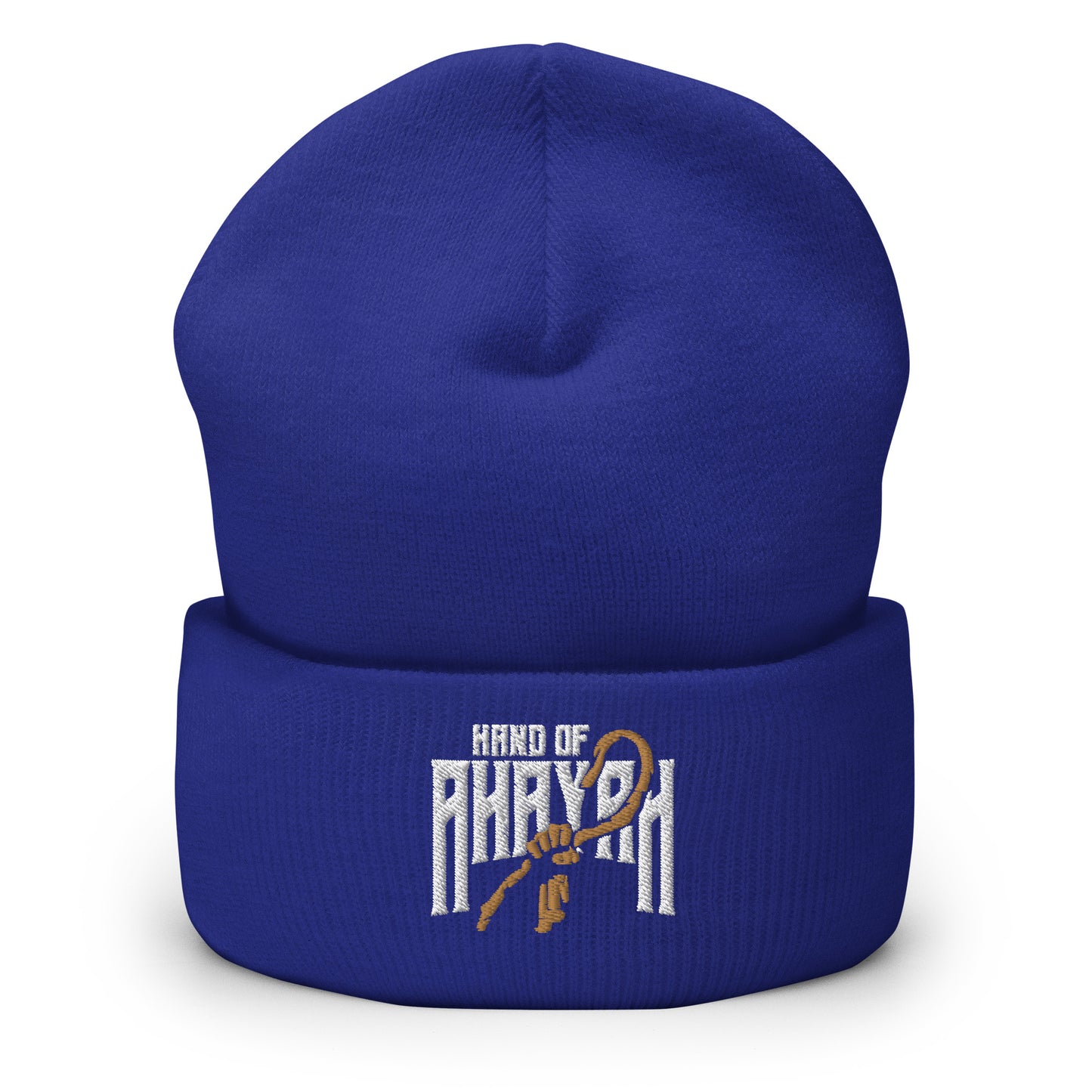 Hand of Ahayah, Cuffed Embroidered Beanie - Select Colors