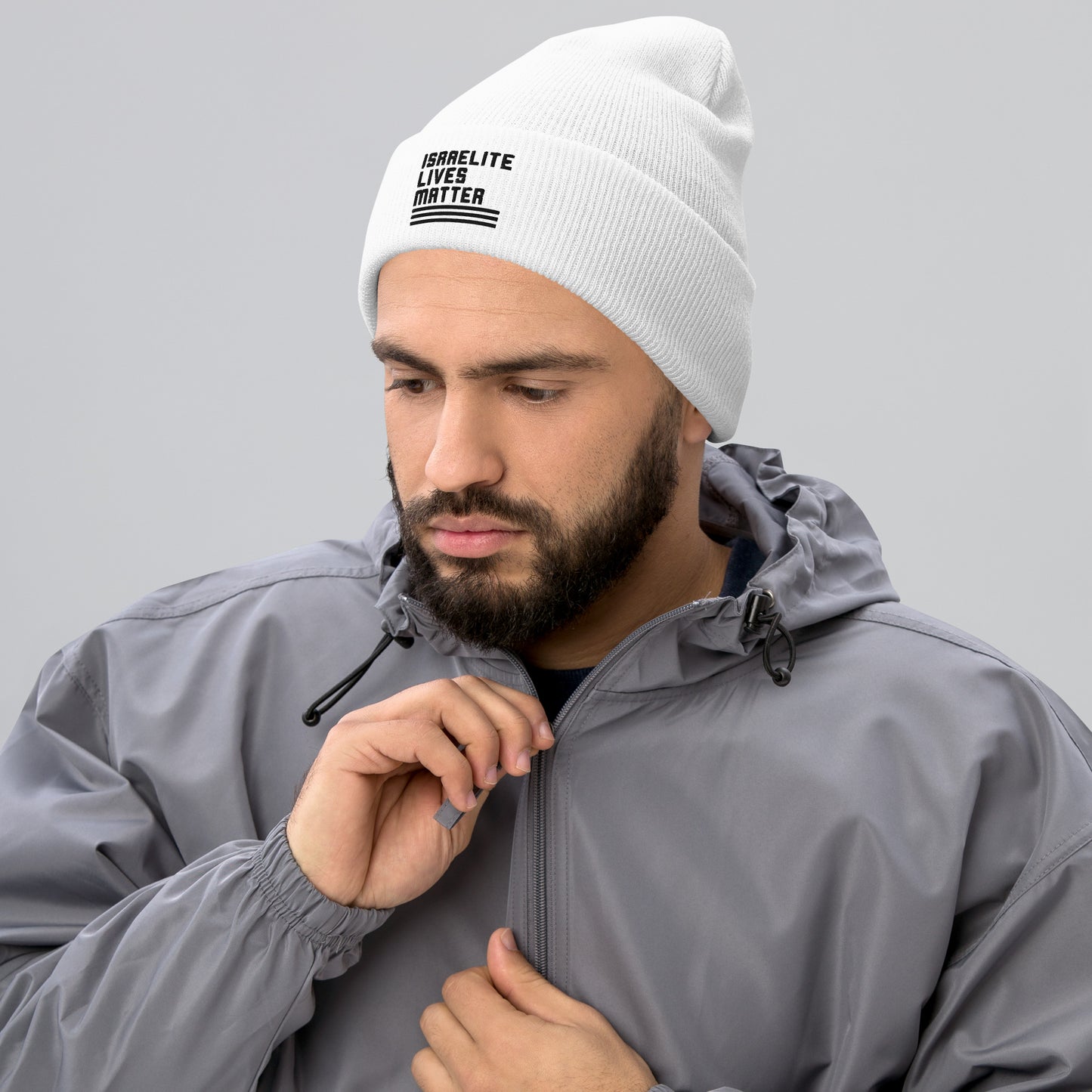 Israelite Lives Matter, Cuffed Embroidered Beanie - Select Colors