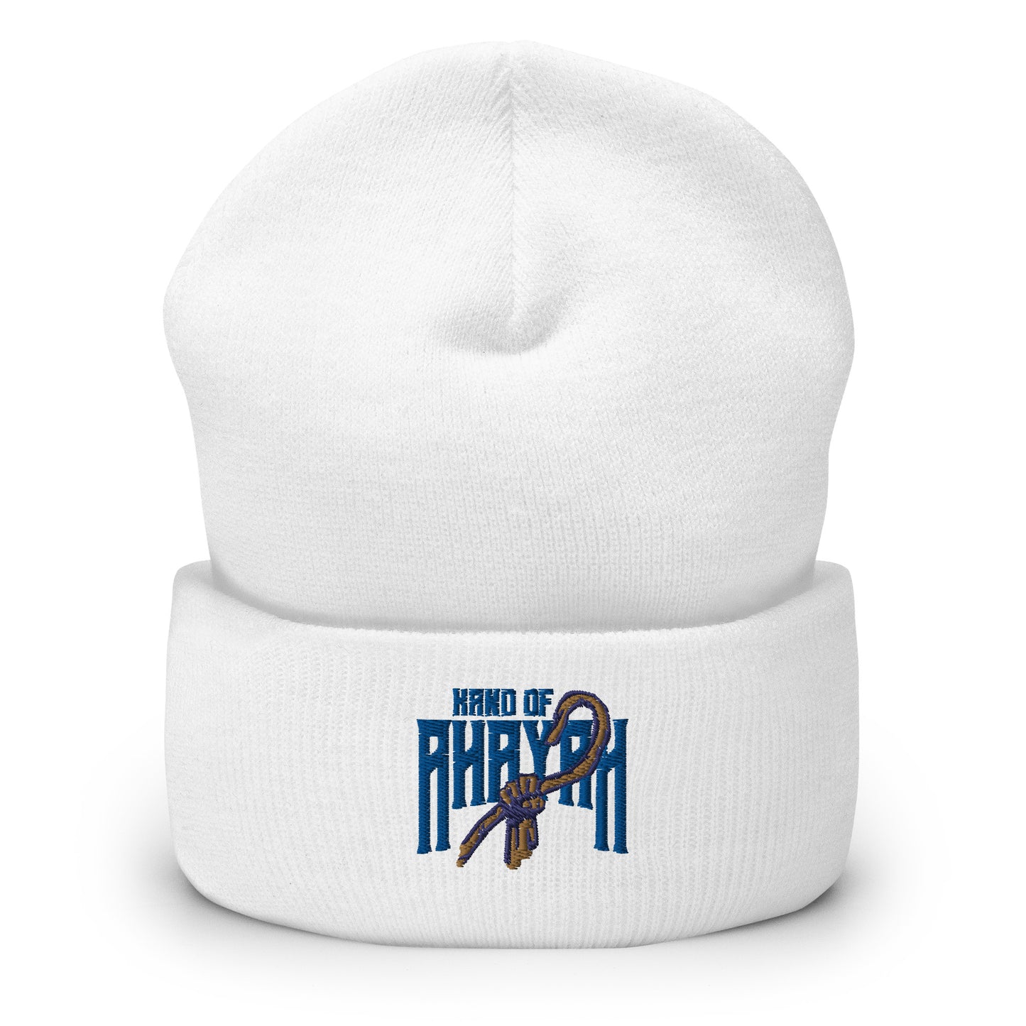 Hand of Ahayah, Cuffed Embroidered Beanie - Select Colors