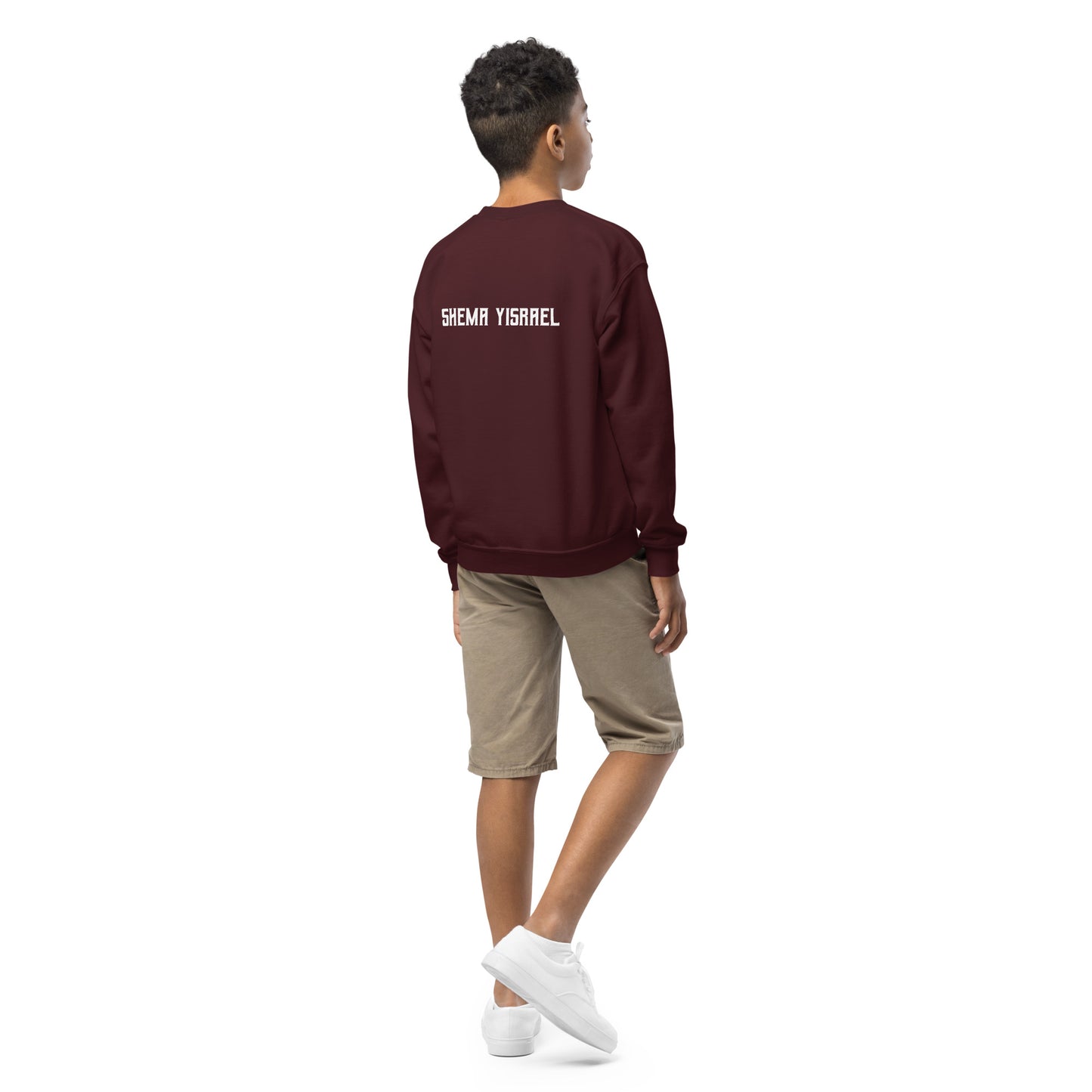 Hand of Ahayah, Youth Crewneck Sweatshirt - Select Colors